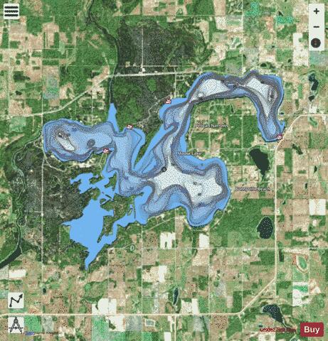 Moose Lake Fishing Map Nautical Charts App