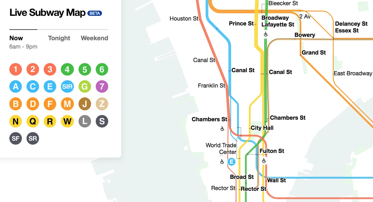 Mta Unveils New Digital Live Subway Map To Simplify Service Changes