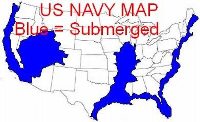 Naval Map Of Usa