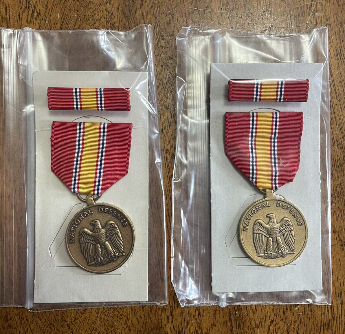 New National Defense Service Medal And Ribbon Set Nib Army Usn Usmc Nsn