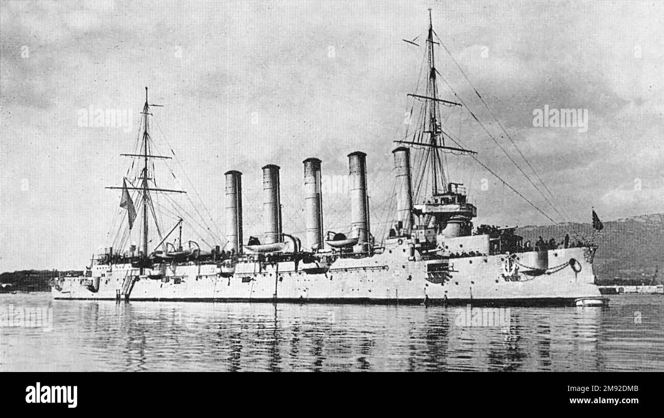 Nh 94401 Askold Russian Protected Cruiser 1900 Ca 1920