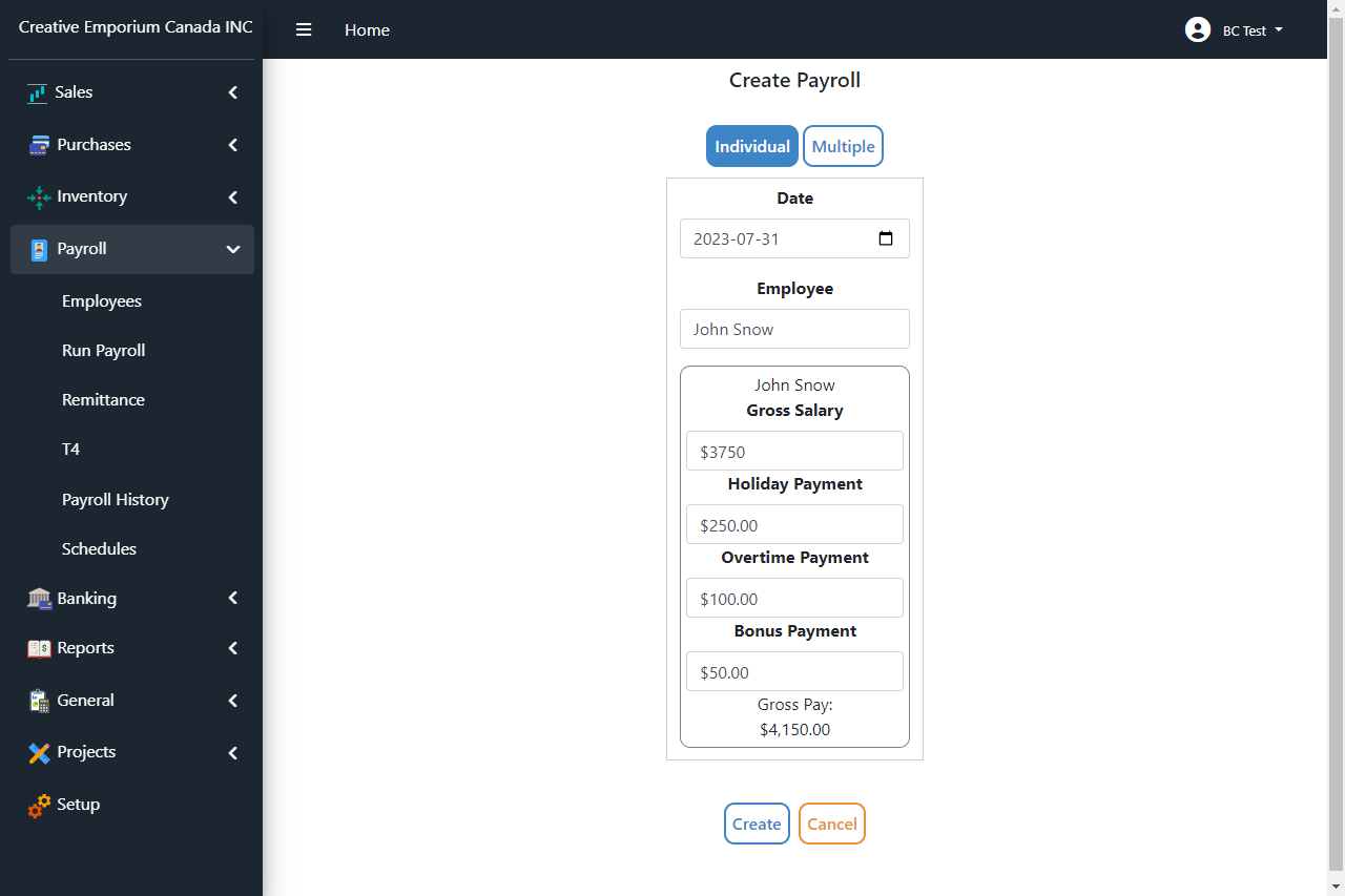 Payroll Calculator Accountium