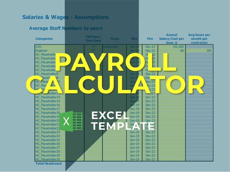 Payroll Calculator Free Employee Payroll Template For Excel