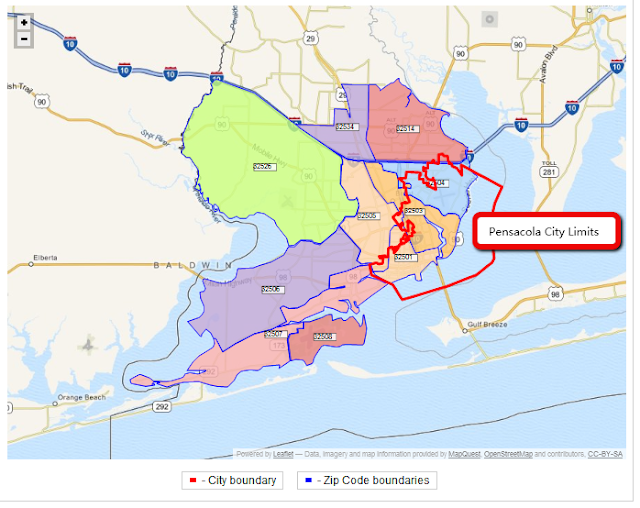 Pensacola Florida Zip Code