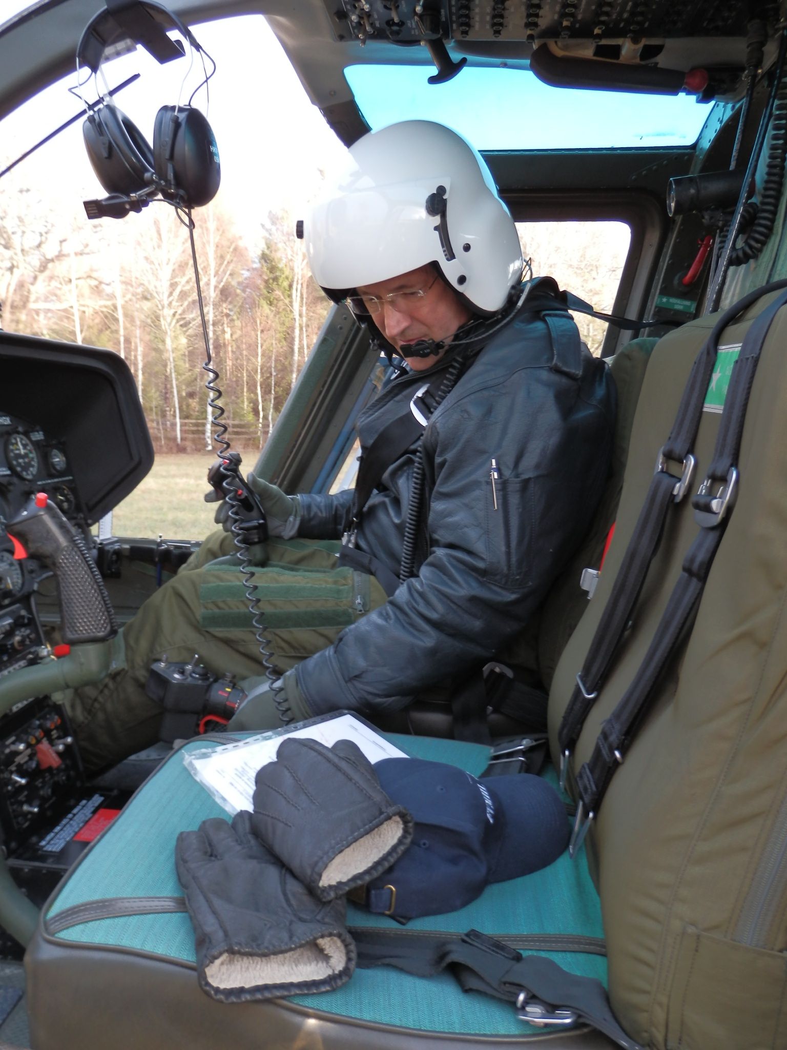 Pilot In A Jetranger 206 Ii B Owner Swedish Air Force Museum