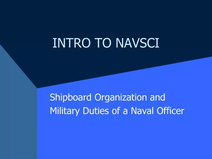 Ppt Intro To Navsci Powerpoint Presentation Free Download Id 6783709