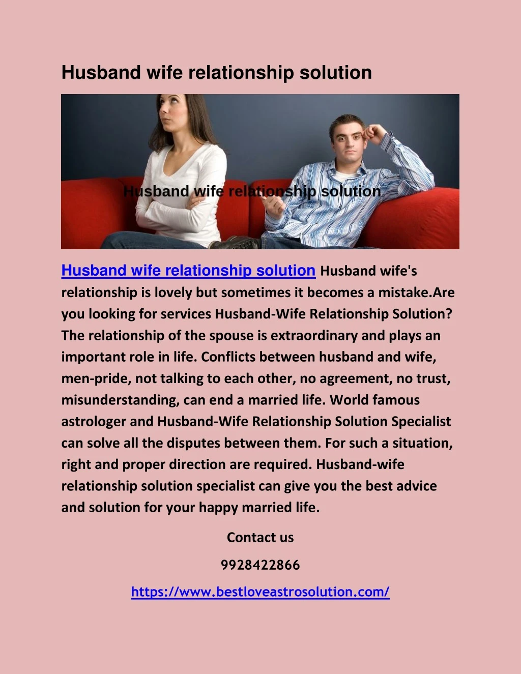 Ppt The Husband S Perfect Wife Powerpoint Presentation Free Download