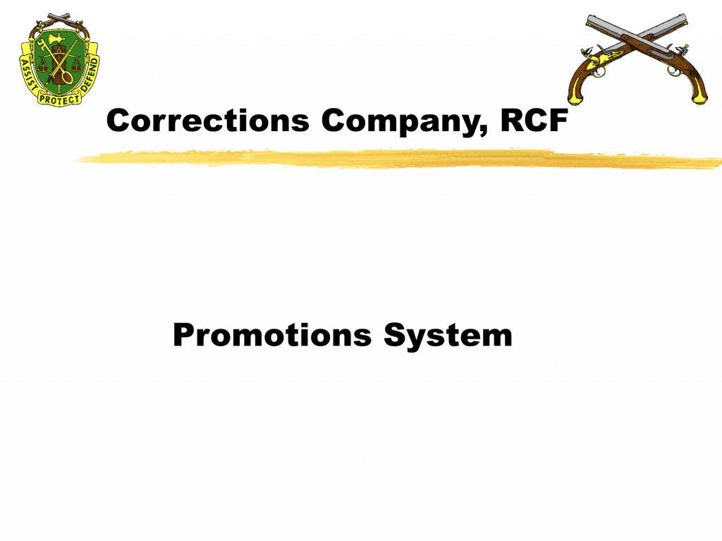 Promotions Explanation Of The Army S Promotion System Powerpoint