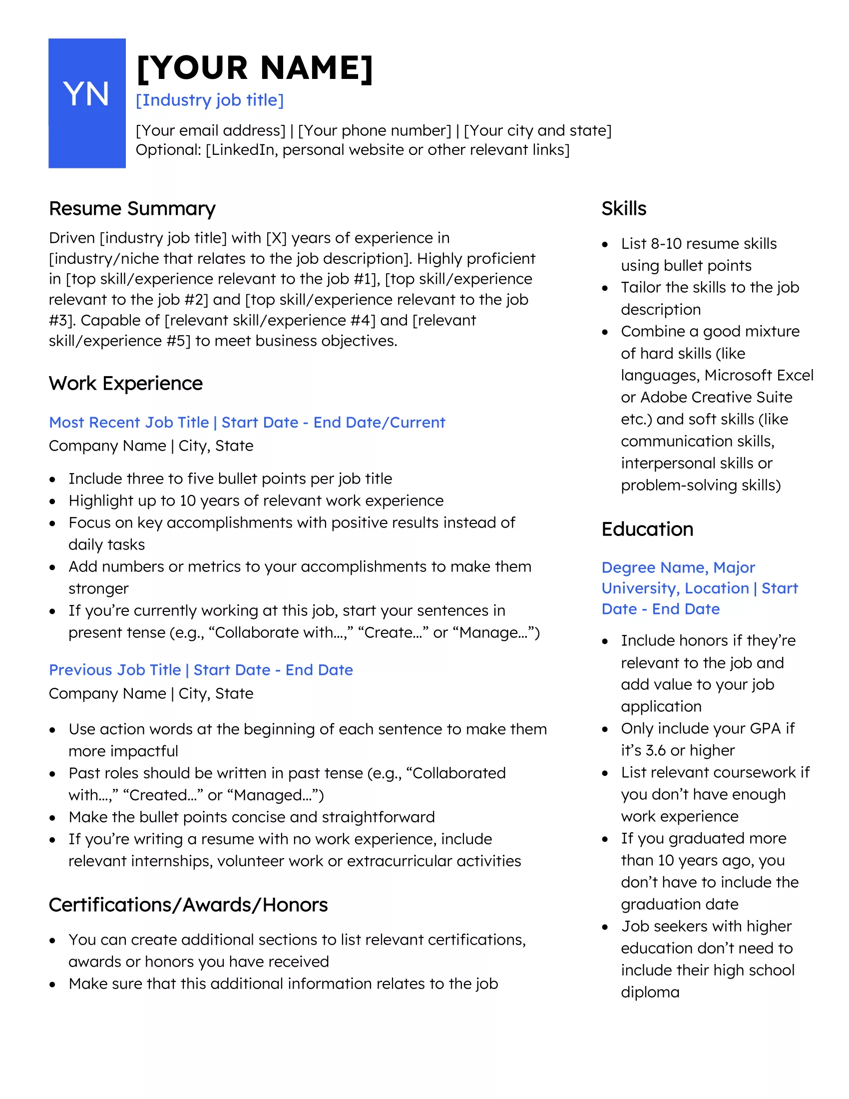 Resume Help Archives Medichire Blog