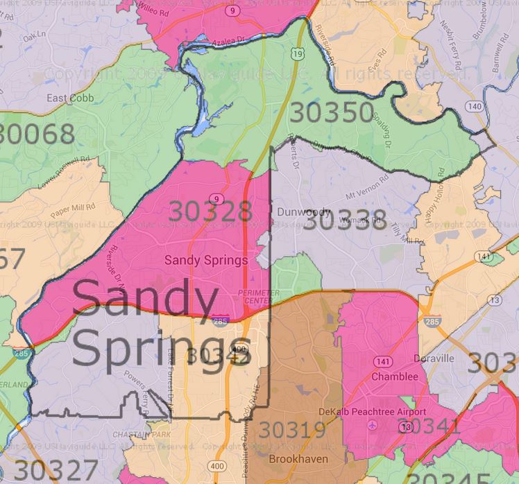 Sandy Springs Zip Code Real Estate Data Home In Sandy Springs