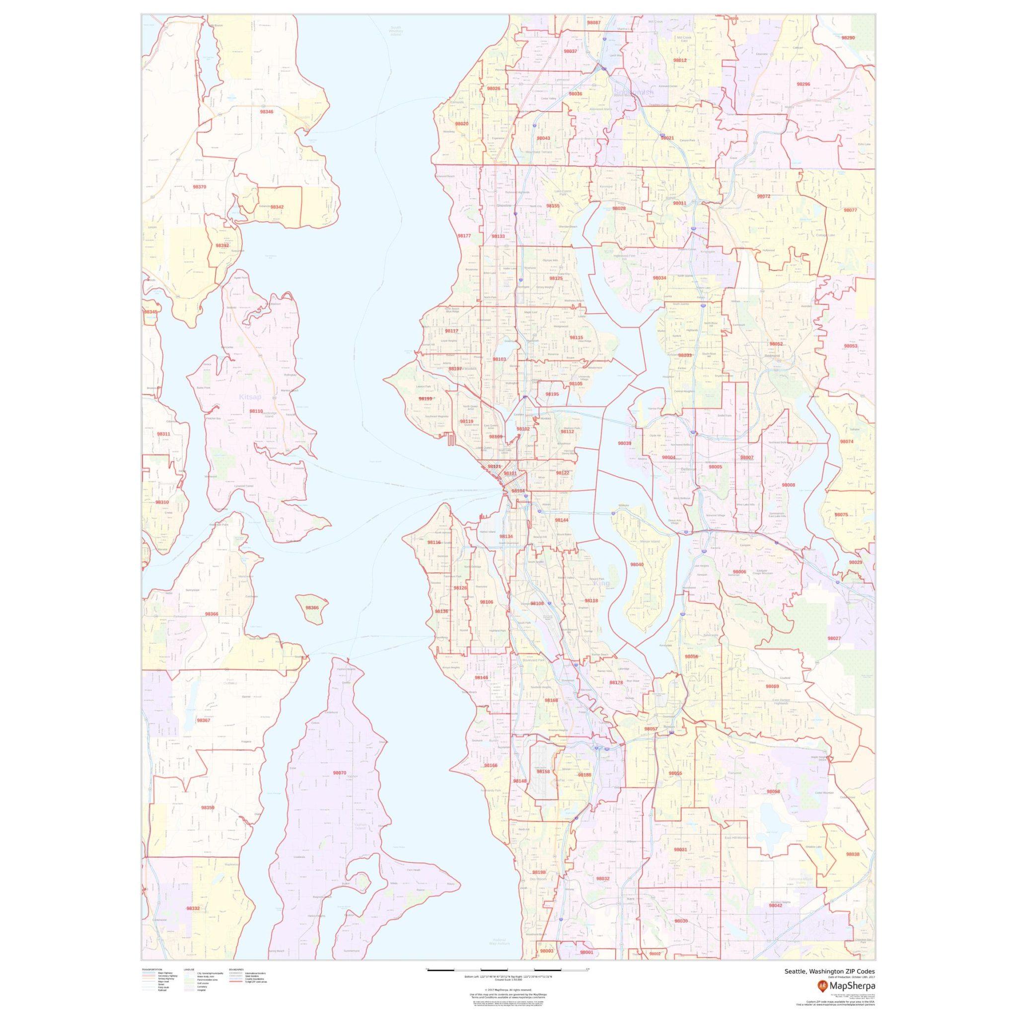 Seattle Washington Zip Code