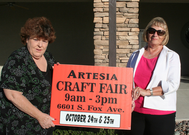 Sixth Annual Craft Fair At Artesia Oct 24 25 Pahrump Valley Times