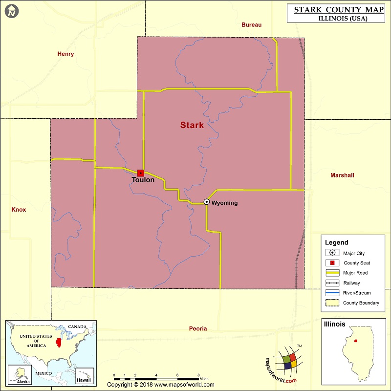 Stark County Nd Wall Map Color Cast Style By Marketmaps Mapsales