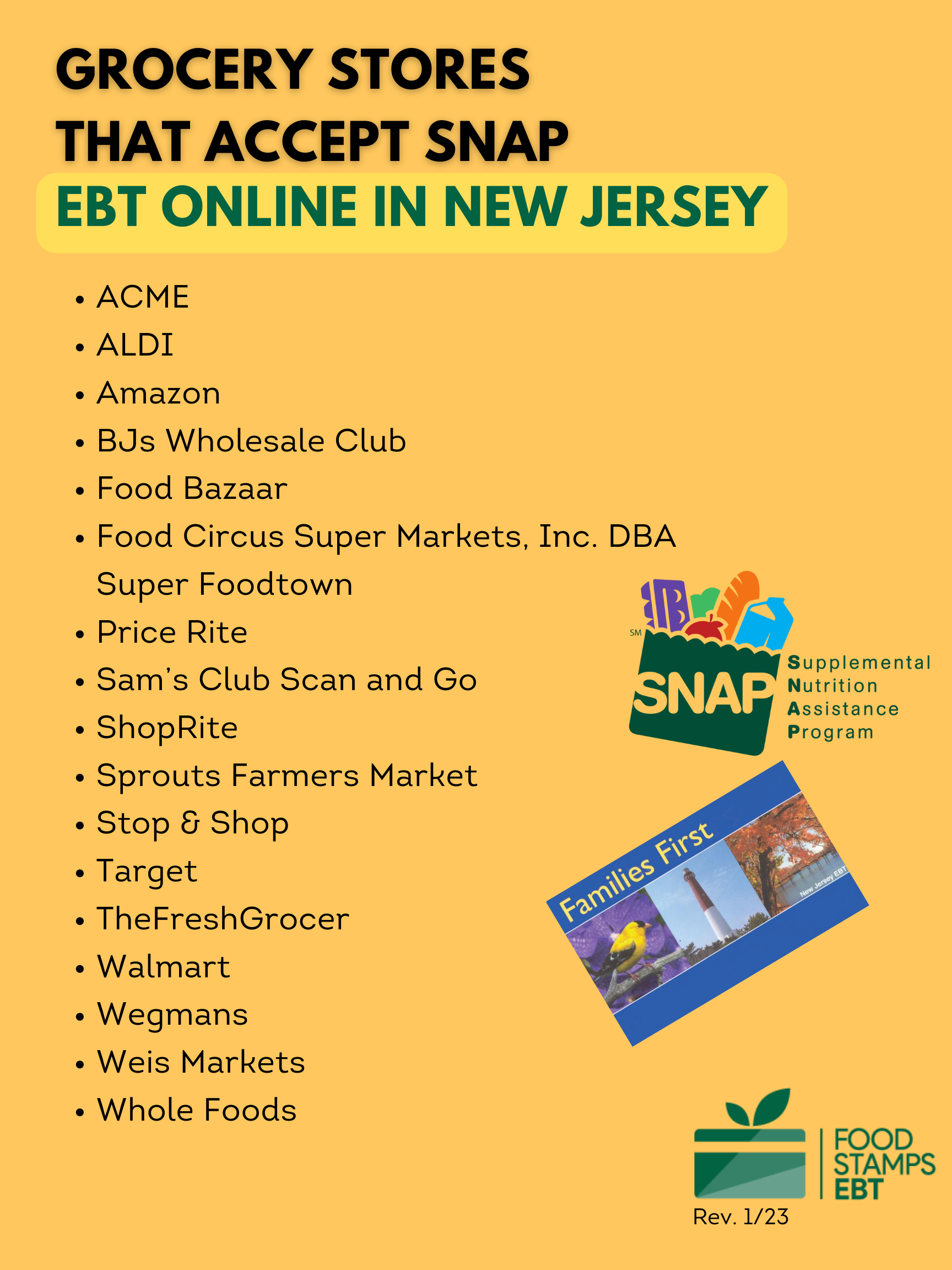 Stores That Accept Ebt Online Complete List For Every State