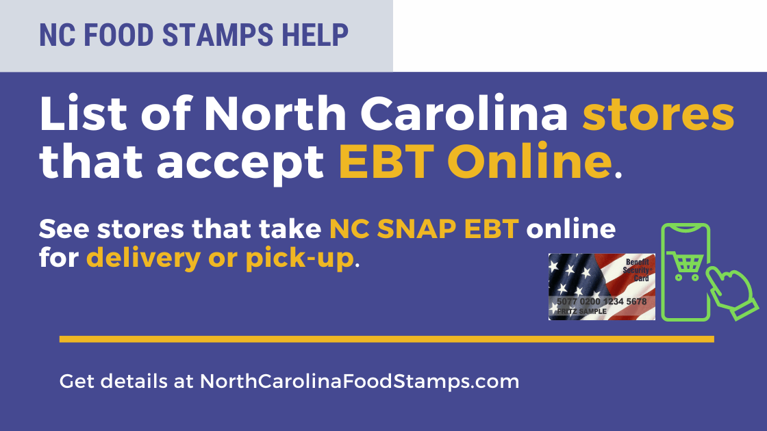 Stores That Accept Ebt Online In North Carolina North Carolina Food