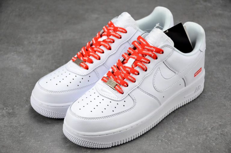 Supreme X Nike Air Force 1 Low White Zero S