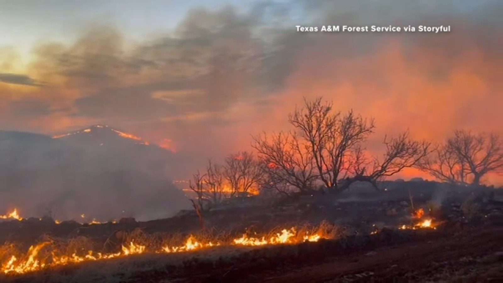 Texas Panhandle Wildfires Evacuation Ordered In Town Of Canadian As Fires Including Smokehouse