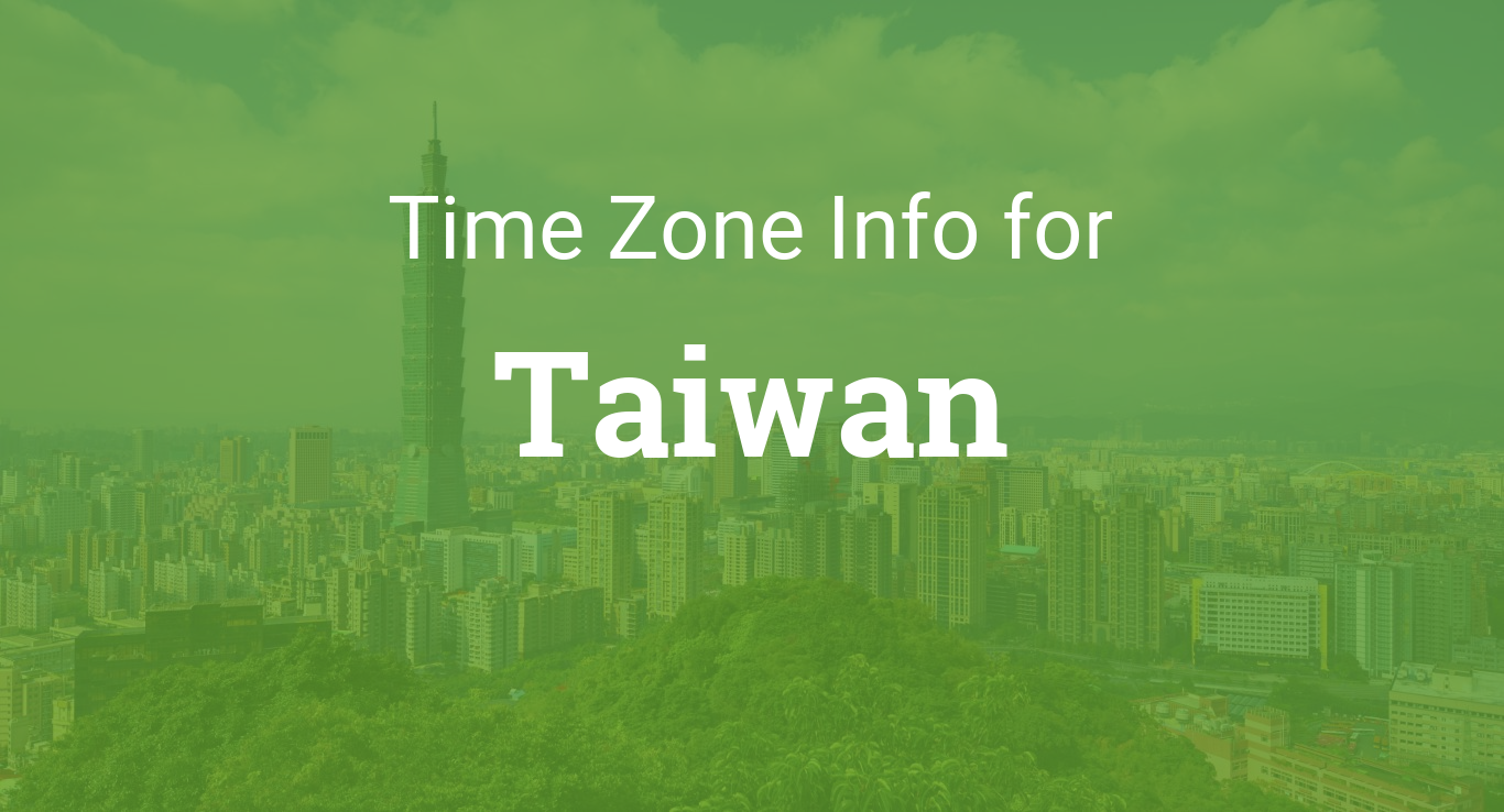 Time Zone In Taiwan