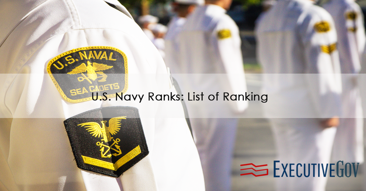 U S Navy Ranks With Insignia List Of Ranking