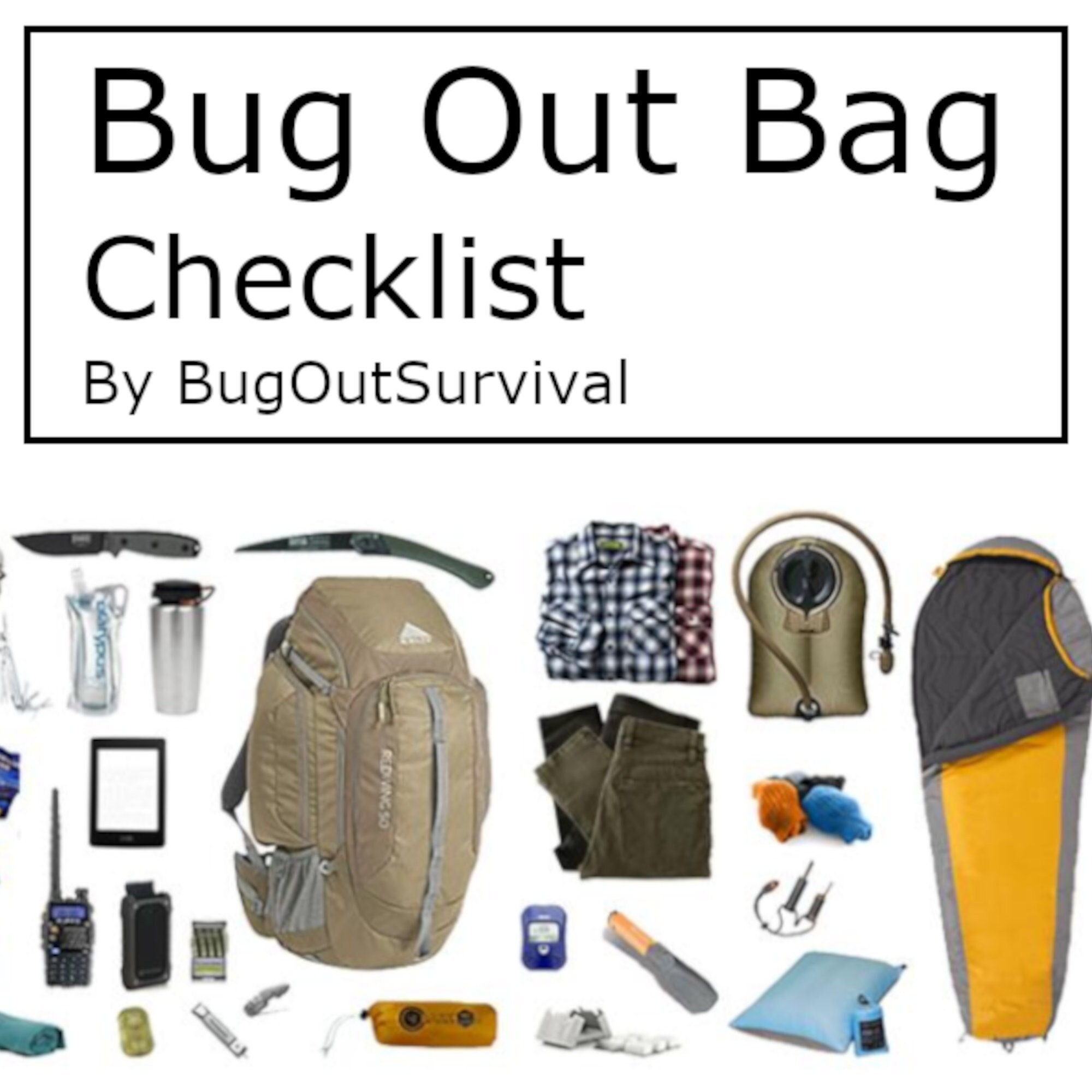 Ultimate Bugout Bag Checklist The Bug Out Channel Survival Prepping