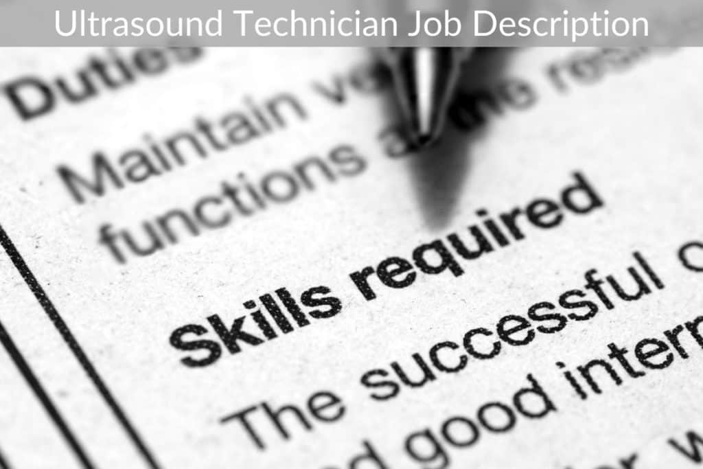 Ultrasound Technician Job Description Find Out The Responsibilities