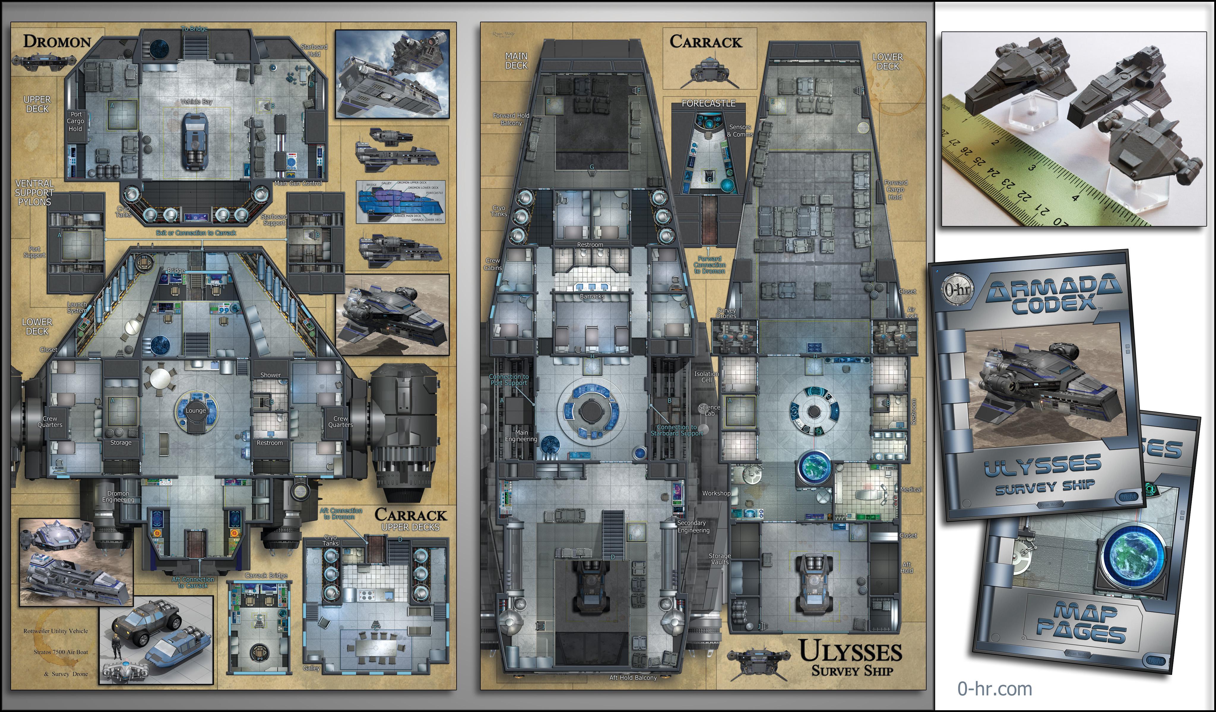 Ulysses Class Survey Ship Deckplans Etc From 0 Hr Com R Star Wars Maps