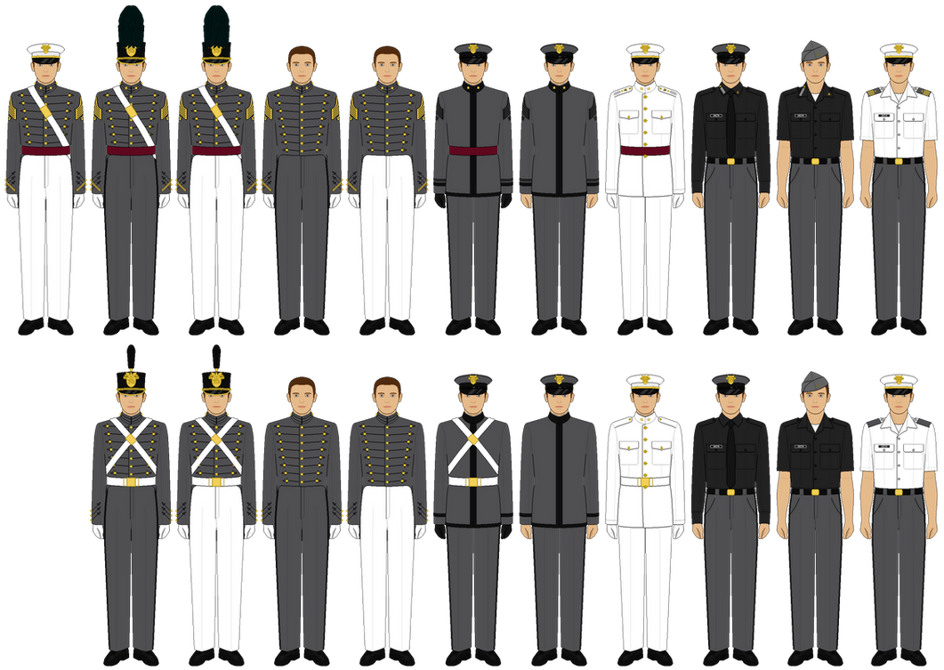 United States Military Academy West Point Uniforms By Tsd715 On Deviantart