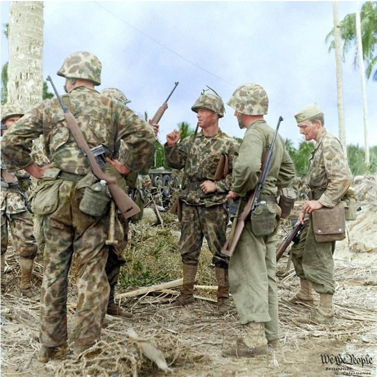 Us Marines On Bougainville 1943 R Wwiipics