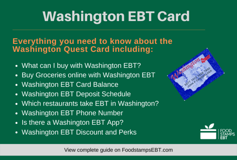 Washington Ebt Card Questions And Answers Food Stamps Ebt