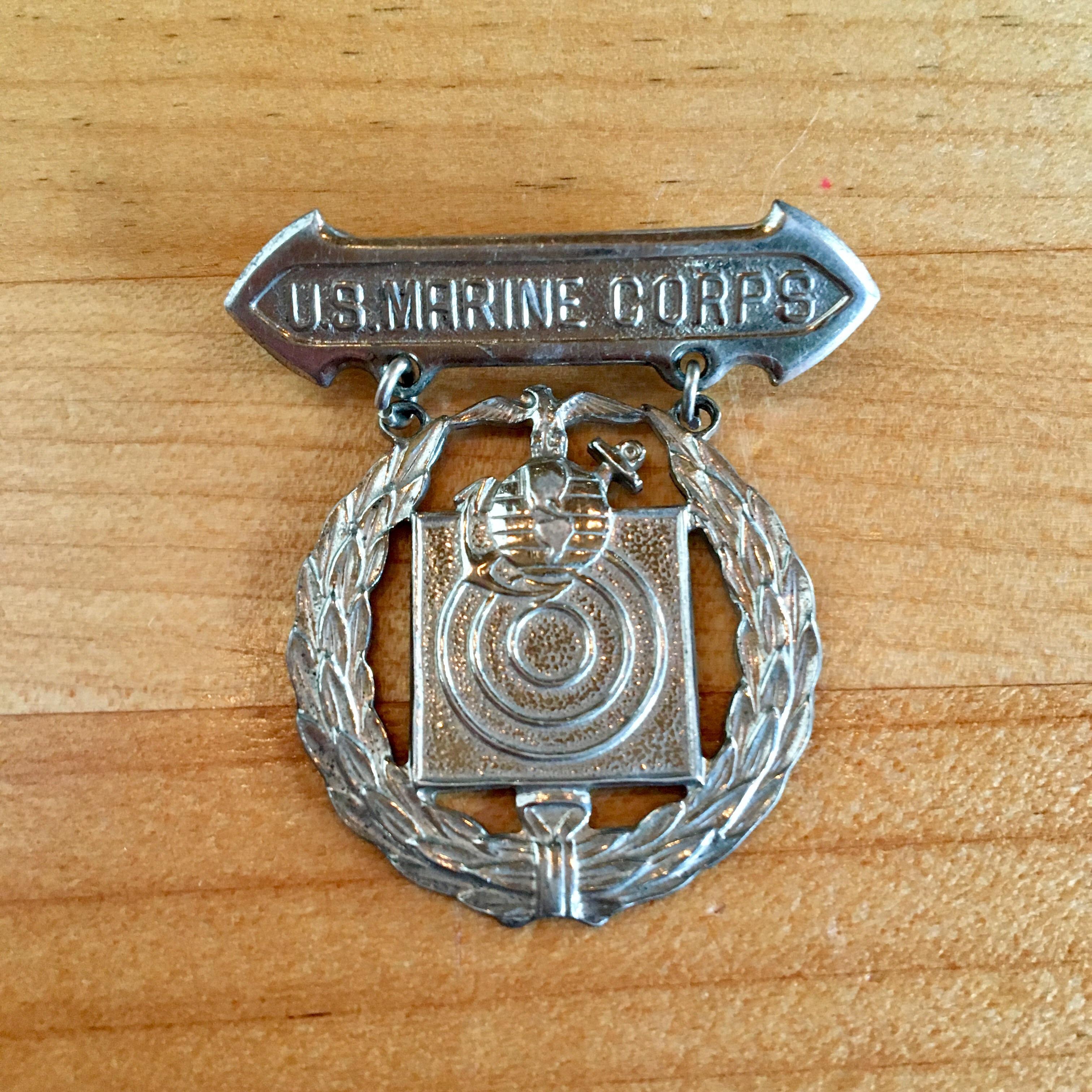 What Years Was This Marksmanship Medal Badge Used In The Corps R Usmc