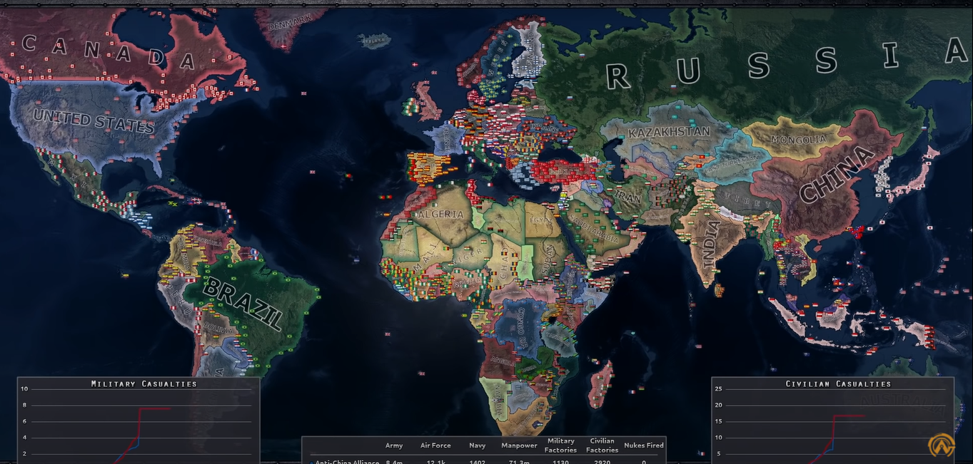 Ww3 Map 2001 2016 R Alternatehistory