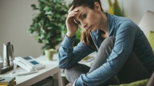 woman experiencing burnout